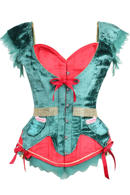 Corset Story FTS056 Christmas Elf Steel Boned Corset