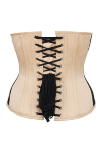 Beige Mesh Fronted Underbust