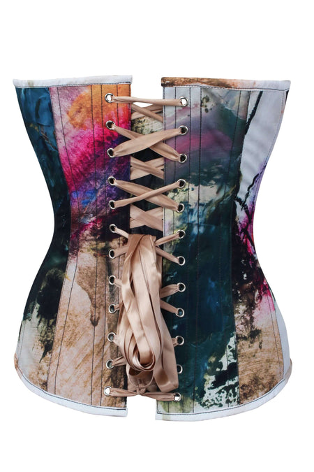 Corset Story MY-612 Abstract Ink Overbust Corset