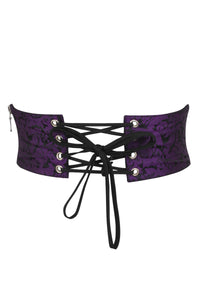 Purple Brocade Corset inspired Belt