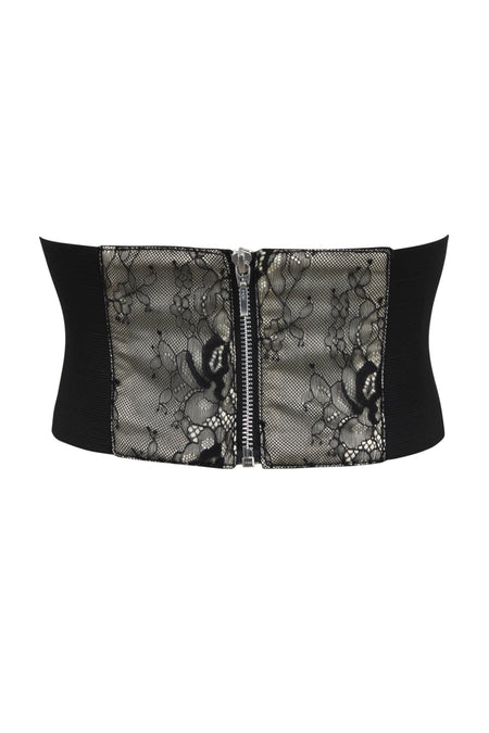 Lace Overlay Inspired Corset Belt