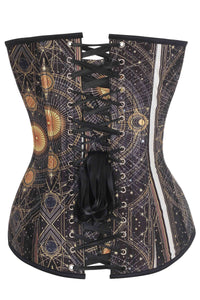 Celestial Chart Longline Overbust Corset