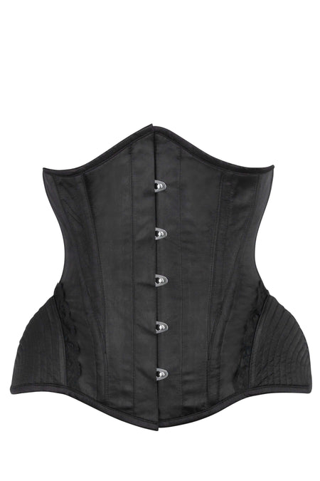 Corset Story WTS930 Black Burlesque Underbust with Bullet Hip Gores