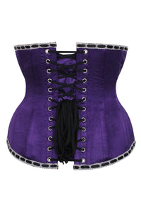 Purple Victorian Circus Inspired Longline Underbust