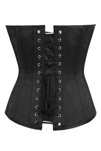 Corset Story BC-052 Black Matte Satin Overbust