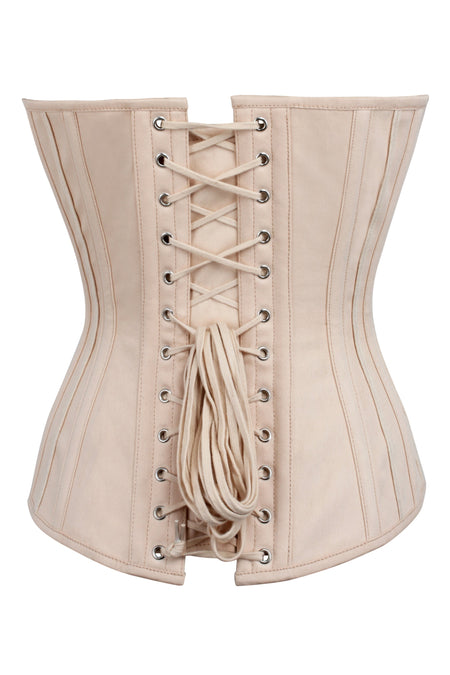 Corset Story BC-058 Beige Cotton Overbust Corset