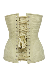 Corset Story BC-061 Pastel Brocade Longline Underbust Corset with Hip Panels