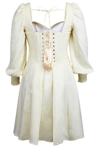 Corset Story SC-057 Sunflower Lemon Sorbet Corset Dress with Long Sleeves