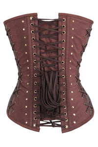 Corset Story WTS817 Steampunk LARP Overbust Corset with buckles