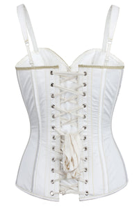 Corset Story WTS922 Historic Embroidered Corset with Shoulder Straps